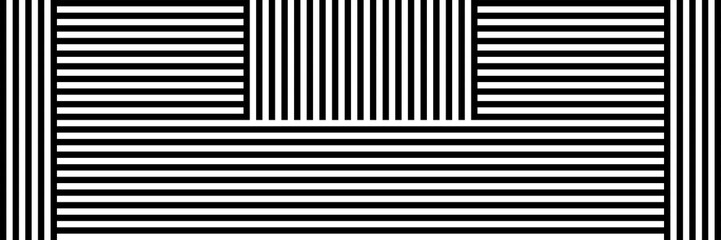 Abstract dark with white op art stripe line design background