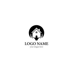 Real estate logo icon design
