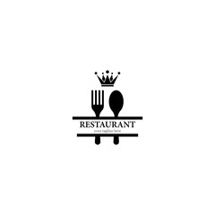 Restaurant logo template vector icon design