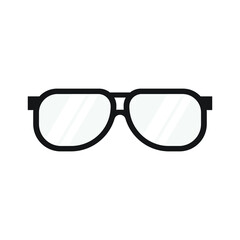 Fototapeta premium Sunglasses icon design isolated on white background