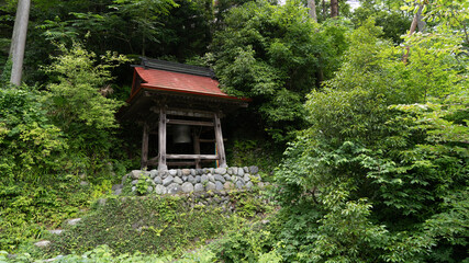 Buddhist temple bell house 