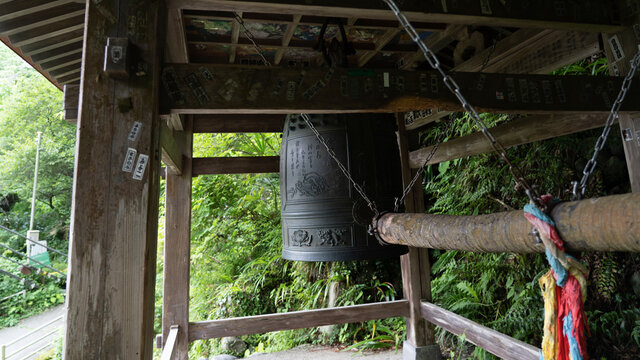 Buddhist temple bell in Japan