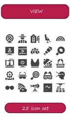 view icon set