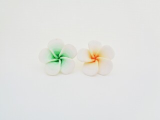 Fototapeta na wymiar Artificial flower for craft with white background