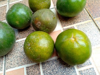 green orange fruit