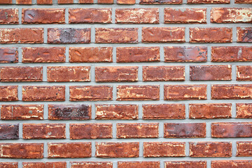 red brick wall texture background.