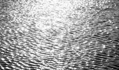 Black and white abstract water background Beautiful
