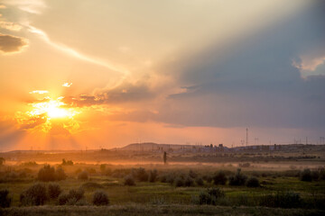 Dawn near Saratov