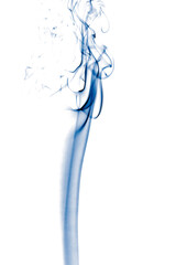 Smoke on white background