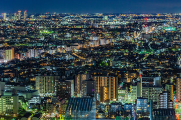 Fototapeta na wymiar 東京都市夜景