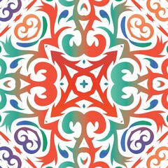 Antique talavera tiles patchwork.