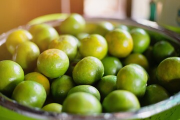 bowl of green orange