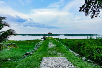Fototapeta premium tropical beach and sea.