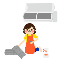 家事をする女性