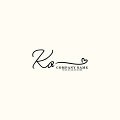 KO initials signature logo. Handwriting logo vector templates. Hand drawn Calligraphy lettering Vector illustration.
