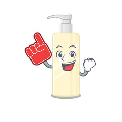 Hair mask in cartoon picture design with Foam finger