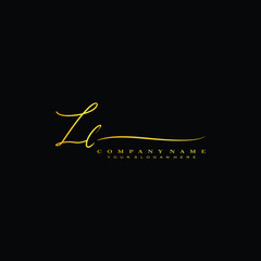 LL initials signature logo. Handwriting logo vector templates. Hand drawn Calligraphy lettering Vector illustration.
