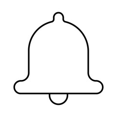 bell line style icon vector design