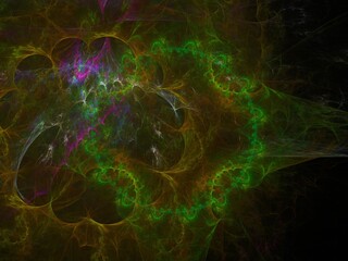 Imaginatory fractal background Image