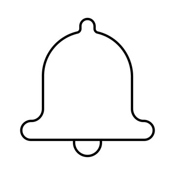 recommend clip art: bell line style icon vector design