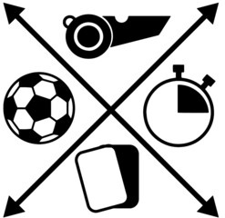 Soccer Referee Icons