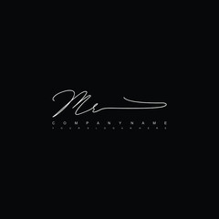 MR initials signature logo. Handwriting logo vector templates. Hand drawn Calligraphy lettering Vector illustration.