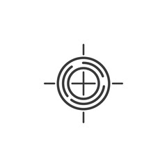 Target icon vector