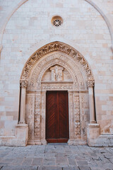 Fototapeta na wymiar Basilica cathedral church of St. Maria Assunta. Conversano. Puglia. Italy. 