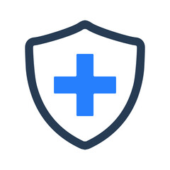 Obraz premium Medical security icon 