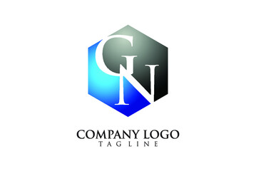 Letter GN, NG Logo Template Design vector