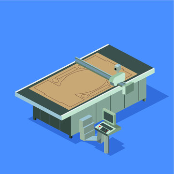 suaje machine, cutting table, printing press, printing, paper,