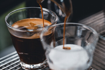 Make coffee from the machine at home.