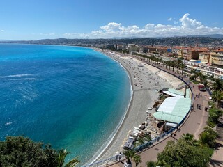 aerial view of Nice Beach 