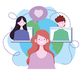 online training, teacher connected students website, courses knowledge development using internet