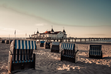 Obraz premium Ahlbecker Seebrücke auf Usedom