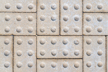urban paving slabs with a pattern