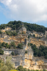  Belvedere viewpoint in  the Jardins de Marqueyssac in the Dordogne region of France