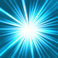 放射状の光線　放射光　閃光　光線　輝く　神々しい　放射