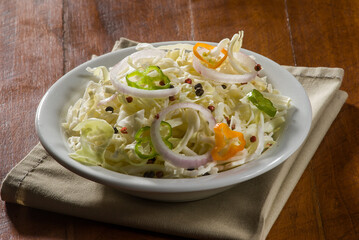 Recette de cuisine - salade de chou