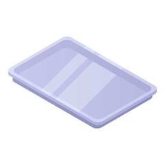 Butler tray icon. Isometric of butler tray vector icon for web design isolated on white background