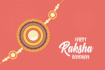raksha bandhan, traditional indian wristband symbol of love between brothers and sisters