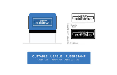 Automatic Stamp - Self-inking office Stamps. Rubber stamp with brush print  cuttable, usable, rubber stamp (Ready for laser cutting)