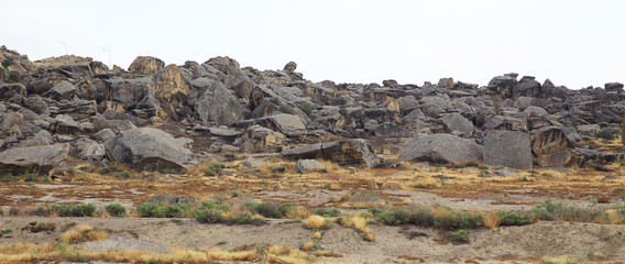 Gobustan National Park, the oldest settlement in Azerbaijan, is protected by unesco. Gobustan, Azerbaijan. Gobustan National Park.