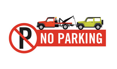 No parking sign Private Property, Tow away zone