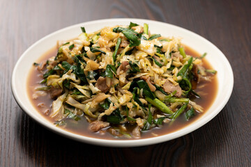 にら豚　大分発祥の料理