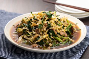 にら豚　大分発祥の料理