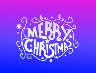 Merry Christmas Greeting Card vector