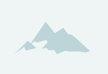 Mountain icons, Mountains icon set  - Vector isolated on white background