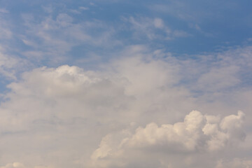 blue sky with clouds