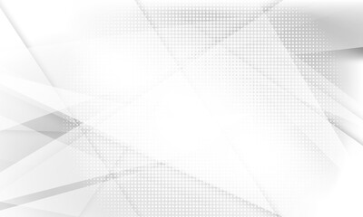 Abstract grey white background poster with dynamic waves. technology network Vector illustration.